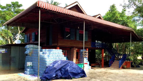 在柬埔寨民俗村感受 母系社會 的原始風貌