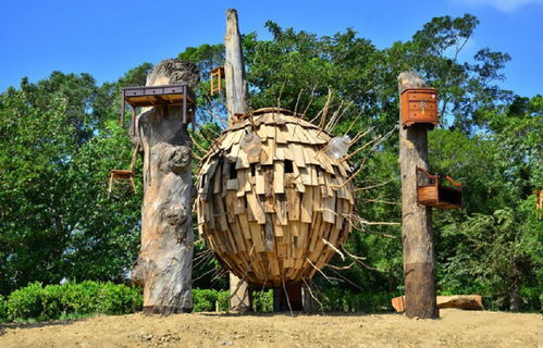 旅游景區(qū)中的裝置藝術(shù) 星外系村部落